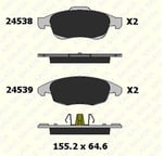 FREN BALATASI ÖN CITROEN BERLINGO PANELVAN PLATFORM ŞASİ C4 GRAND PİCASSO C4 II C4 PİCASSO I DS4 DS5 24538 180 05 ANS KD13 2453818005ANSKD13
