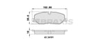 FREN BALATASI ON DISCOVERY 3 L319 04>09 DISCOVERY 4 L319 09>18 RANGE ROVER 3 L322 02>12