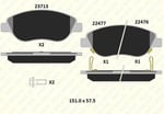 FREN BALATASI ÖN FIAT EGEA HATCHBACK SEDAN SW 22476 194 05 MSH KD13