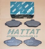 FREN BALATASI ÖN FİŞLİ FIAT 500 1.2 11/08=> .FORD KA 1.2 2.09=>