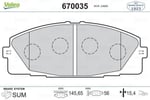 FREN BALATASI ÖN HIACE 2.7 2.5D 05>3.0D 10>