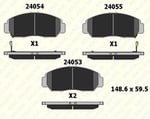 FREN BALATASI ÖN HONDA ACCORD VII CIVIC VII FR-V 24053 170 05 ANS KD13 2405317005ANSKD13