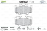 FREN BALATASI ÖN LAND CRUISER 2.4 84>96 LAND CRUISER 80 4.0-4.2D 90>97