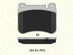 FREN BALATASI ÖN MERCEDES C SERİSİ (W203) C SERİSİ COUPE (CL203) C SERİSİ T-MODEL (S203) CLC SERİSİ (CL203) CLK (C209) SLK (R171) 23945 165 04 MSH KD11 2394516504MSHKD11