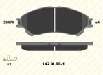 FREN BALATASI ÖN MITSUBISHI XPANDER MPV 25979 168 14 MSH KD13 2597916814MSHKD13