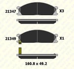 FREN BALATASI ÖN NISSAN ELGRAND HOMY III IV NP 300 NAVARA PATHFINDER PICK UP TERRANO I URVAN VANETTE 21347 170 05 ANS KD20
