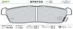 FREN BALATASI ÖN SIRION 1.3 05> IGNIS 1.3 1.3 4WD 1.5 00>03 ALTO 1.1 06>02-12-08 SUZUKI CARRY 1.3 00>
