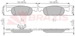 FREN BALATASI ON (TK) CLIO IV 12> LOGAN II 12>  SANDERO II 12> KALIN TIP