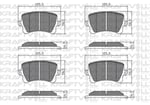 FREN BALATASI (PREMIUM) ARKA PASSAT B7 10> SHARAN 10> TIGUAN 07> / A6 01> Q3 11> / ALHAMBRA 10>