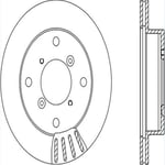 FREN DISK ON HAVA KANALLI 231-4 ( SUZUKI: SWIFT 90 - 02 / SUZUKI: ALTO 93 - 02) 