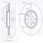 FREN DISK ON HAVA KANALLI 300-4-(RENAULT : SCENIC II 2003>2008    )