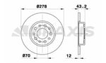 FREN DISKI ARKA 500 X 14> / 159 05> GIULIETTA 10> SPIDER 06>10 BRERA 05> JEEP RENEGAD 14> ALFA ROMEO TONALE 1.5 HYBRID 22> DUZ 278mm