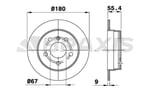 FREN DISKI ARKA A-CLASS W169 04>12 B-CLASS W245 05>11