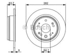 FREN DİSKİ ARKA HONDA CRV II 01>06 2.0 DÜZ 282mm DF8083  0986479505