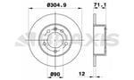 FREN DISKI ARKA MASTER III MOVANO B 2,3DCI 10>
