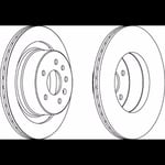 FREN DİSKİ ARKA SAAB 9-5 YS3E 