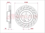 FREN DISKI ON (AMG SPOR TIP, KOD: 950/951) S-CLASS W221 06>13 C216 06>13