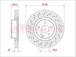FREN DISKI ON S-CLASS W221 05>13 C216 06>13