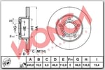 FREN DİSKİ (TAKIM) ARKA PASSAT 1.8 20V-1.9TDI-2.5-2.8 96> AUDI A4 2.5 QUATTRO 96>01