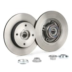 FREN DİSKİ (TAKIM) ARKA RULMANLI PEUGEOT 208 1.4-1.6-1.6HDI 12> 307 1.6-1.4HDI-1.6HDI 00>07 / CITROEN C3 II 1.6 VTI-HDI-1.4HDI 09> C4 1.6-1.6HDI 04>09(249x9x4DL)