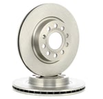 FREN DİSKİ (TAKIM) ÖN VW GOLF V 1.4 TSI-1.6 TDI-2.0 TSI 03>09 / CADDY III 1.9 TDI 04>15 / SEAT LEON 1.6-2.0 TDI 05>12 / AUDI A3 1.6-1.8 T 03>12 / SKODA OCTAVIA 1.4 TSI-1.6 TDI 04>12 (5BIJON)(280x22x9DL)