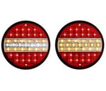 HAMBURGER LED STOP 24V KIRMIZI BEYAZ 720103