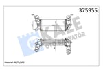 İNTERCOOLER FORD ECOSPORT 18=> FİESTA VII 17=> 1.0 ECOBOOST (AT) [BRAZING] [300X147X80] TURBO RADYATÖRÜ AL/BRZ 300×147X80 309044 097038N