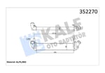 INTERCOOLER TURBO RADYATÖRÜ KANGOO NISSAN KUBISTAR 1.5 DCI 98>