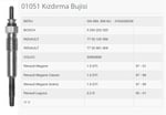 ISITMA KIZDIRMA BUJİSİ KANGOO MEGANE 1.9 DTI 97>01