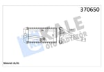KALORİFER FORD FOCUS IV 20=> BORULU [BRAZING AL/AL] [124X264X26] KALORİFER RADYATÖRÜ AL/AL