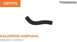 KALORİFER HORTUMU MEGANE SCENIC I 2.0 96>03