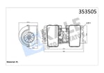 KALORİFER MOTORU DAF DAF CF 65 / CF 75 / CF 85
