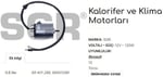 KALORİFER MOTORU RENAULT 12 - TOROS PERVANESİZ 69401288