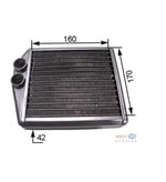 KALORİFER RADYATÖRÜ BRAZİNG CORSA C-TIGRA TWINTOP 1.2-1.4-1.8-1.3CDTI-1.7CDTI 00 160x165x32