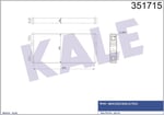 KALORİFER RADYATÖRÜ MERCEDES TRUCKS MERCEDES BENZ ACTROS MP2/MP3 03=> AL/BRZ 370×173×32