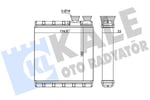 KALORİFER RADYATÖRÜ VOLKSWAGEN POLO T-CROSS - SEAT ARONA IBIZA V 1.0/1.5TSI 1.6TDI 17=> - AUDI 25-30-35-40 TFSI 18=> BORUSUZ <SAĞDAN DİREKSİYONLU ARAÇLAR İÇİN> [BRAZING AL/AL] [160X174,5X33]