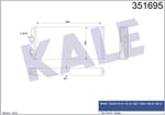 KALORİFER RADYATÖRÜ VOLVO TRUCKS VOLVO FH12 93=> F H16 93<99 FM12 98<05 FM7 98<01 FM9 01<05 AL/MKNK 380×195×42