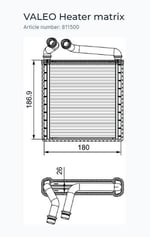 KALORİFER RADYATÖRÜ VW GOLF 5, GOLF 6