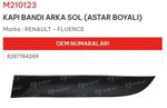 KAPI BANDI ARKA SOL ASTAR BOYALI FLUENCE