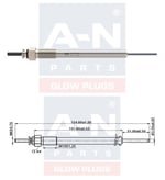 KIZDIRMA BUJİSİ ECO 11V HYUNDAI STAREX 2.5 CRDIKIA SORENTO 2.5 CRDI 367104A000 GN057 0100222106 GLP274 0250213006 Y508J B120 ET1-A-N-154 106