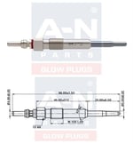 KIZDIRMA BUJİSİ ECO 5V AUDI A3 1.9 TDI - 2.0 TDI 2 003-2010VW CADDY III GOLF-JETTA 1.9 TDI-PASSAT1.9 TDI 2.0TRANSPORTER T5 1.9TDI 06>SKODA OCTAVIA-ROOMSTER 1.9 TDISEAT ALTEA.TOLE.LEON 1.9-2.0 TDI N1059