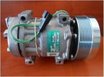 KLİMA KOMPRESÖRÜ CATERPILLER 24V PV8 GK KAPAK 133MM