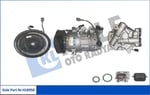 KLİMA KOMPRESÖRÜ RENAULT MEGANE III SCENIC III 1.5DCI 09<15 - NISSAN QASHQAI II SUV 1.5DCI 13=> [6PK - V KAYIŞ KASNAĞI] [125mm]