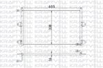 KLIMA RADYATORU  CADDY POLO CLASSIC 1.4I / 1.6I1.8I / 1.7 1.9SDI / 1.9D / 1.9TDI 95>