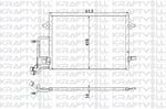 KLIMA RADYATORU AUDI A6 98>05 615x420x18