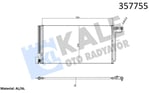 KLİMA RADYATÖRÜ FORD C-MAX GRAND C-MAX 1.6TI 10<19 FOCUS III 1.6TI/LPG 10=> KURUTUCU İLE BRAZING AL/AL 700×378×16 AL/BRZ