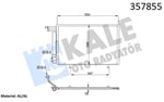 KLİMA RADYATÖRÜ FORD ECOSPORT 1.5Tİ 13=> KURUTUCU İLE BRAZING AL/AL 530×345×16 AL/AL