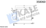 KLİMA RADYATÖRÜ JEEP WRANGLER III 2.8CRDI 3.6 V6 3 .8 07=> KURUTUCUSUZ BRAZING AL/AL 488×358×18 AL/BRZ