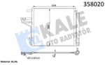 KLİMA RADYATÖRÜ KIA PICANTO 1.0 1.2 17=> KURUTUCU İLE 358025 İLE AYNI ÜRÜN BRAZING AL/AL 418×379×12 AL/AL
