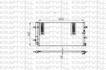 KLIMA RADYATORU KONDANSOR AUDI A4 1,8 TFSI 2,0TDI 08> 674×334×16  OTO/MEK SANZIMAN